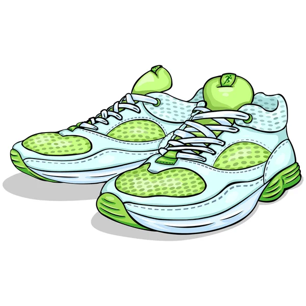 Chaussures de course — Image vectorielle