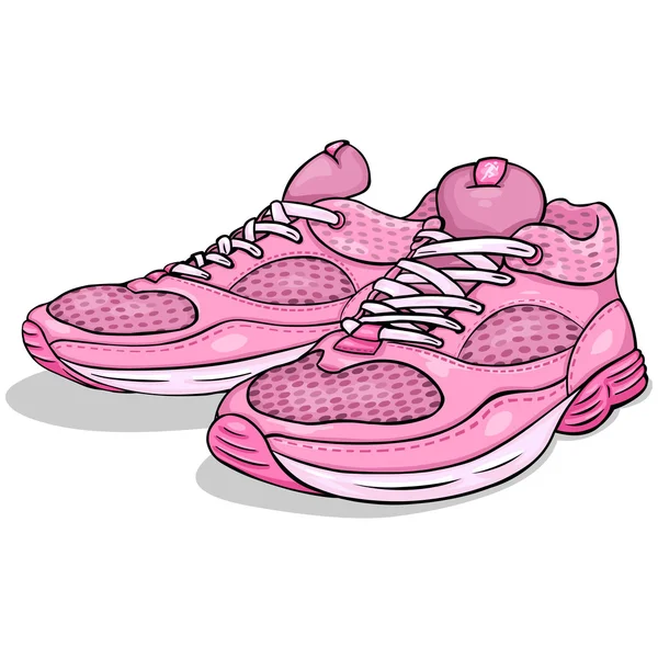 Zapatos para correr — Vector de stock