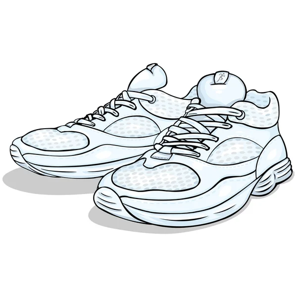 Zapatos para correr — Vector de stock