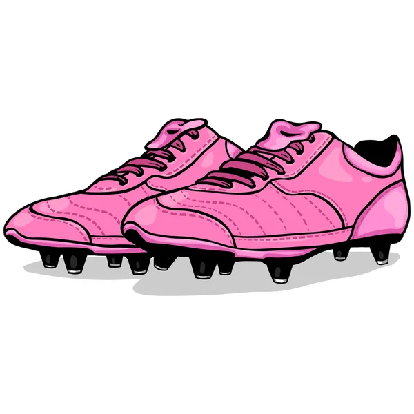 Botas de fútbol de dibujos animados — Vector de stock