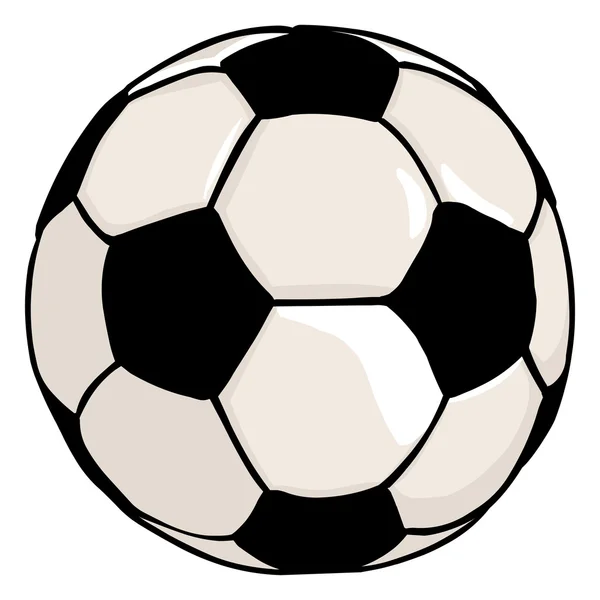 漫画サッカー ボール — ストックベクタ