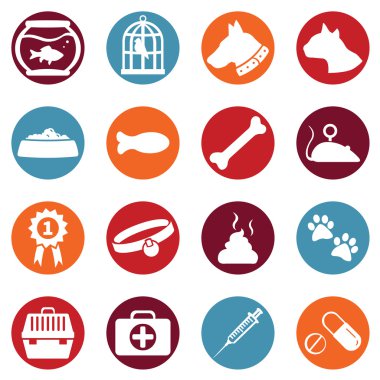 Evcil hayvan simge kümesi