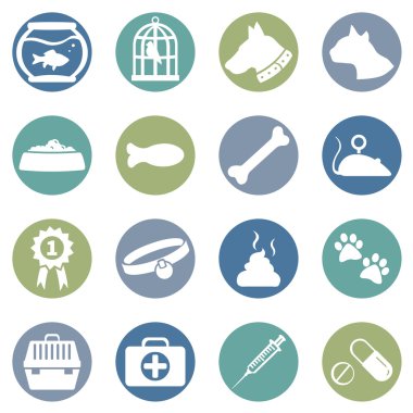 Evcil hayvan simge kümesi