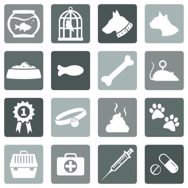 Evcil hayvan simge kümesi