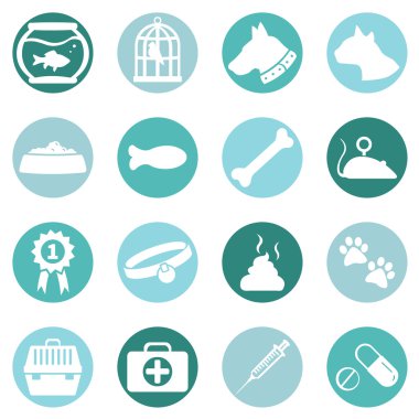 Evcil hayvan simge kümesi
