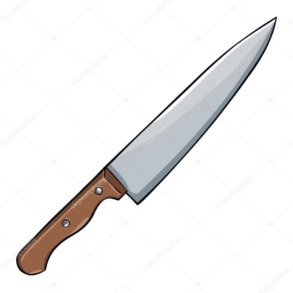 Cartoon Kitchen Knife Stock Vector Image by ©nikiteev #58490895