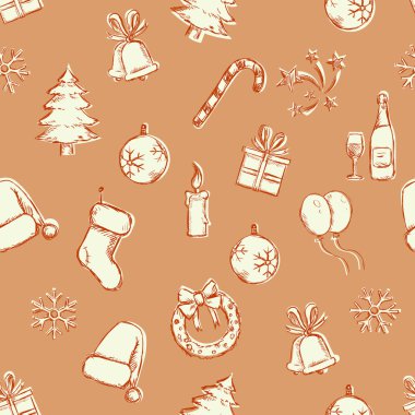 Sorunsuz yeni yıl ve Noel desen