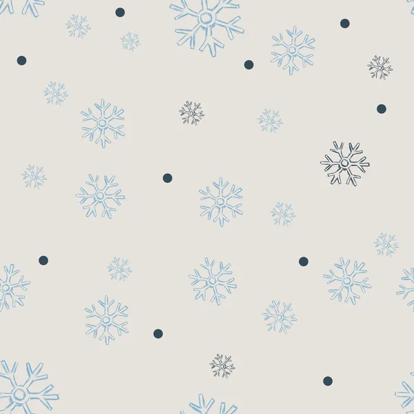 Backround di fiocchi di neve — Vettoriale Stock