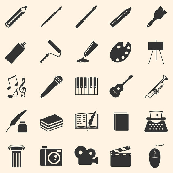 Set of Art Icons