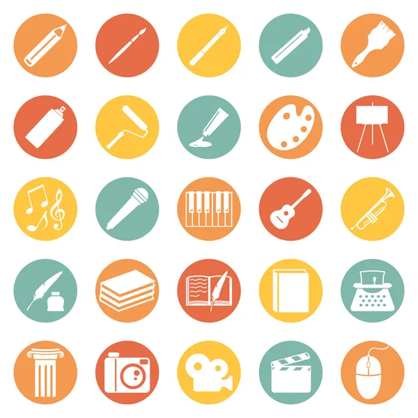 Set of Art Icons Stock Vector Image by ©nikiteev 58855259