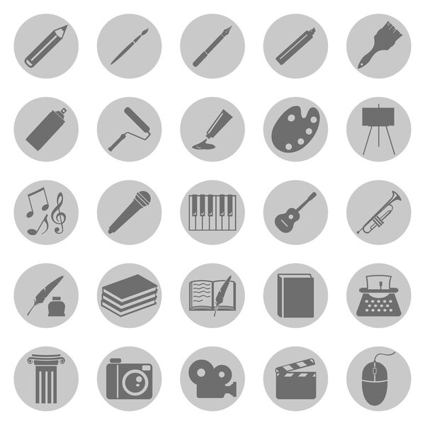 Set of Art Icons