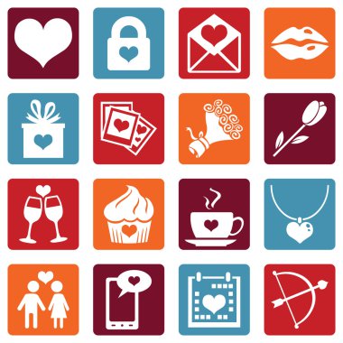 Sevgililer günü için simgeler