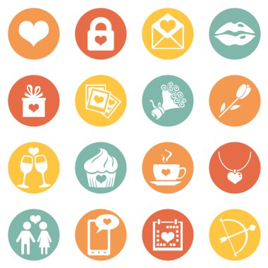 Sevgililer günü için simgeler