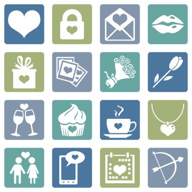 Sevgililer günü için simgeler