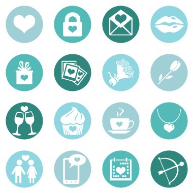 Sevgililer günü için simgeler