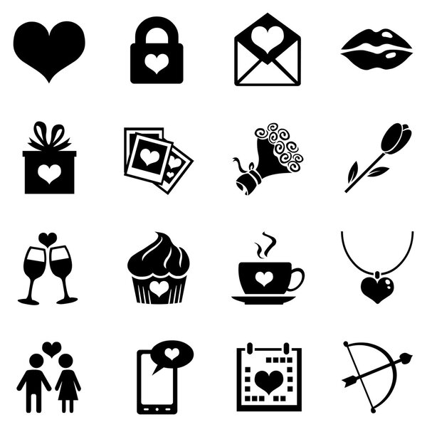 Icons for Valentine Day