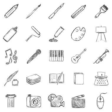 Eskiz sanat simgeler