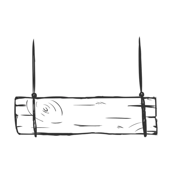 Letrero colgante de boceto — Archivo Imágenes Vectoriales