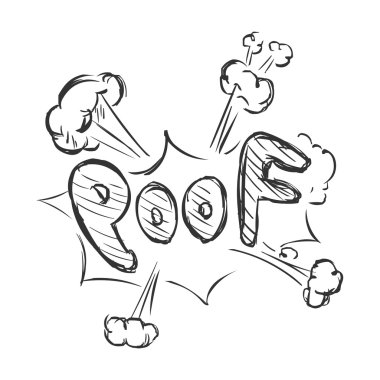 Comics Word - Poof clipart