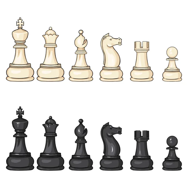 Figuras de xadrez — Vetor de Stock
