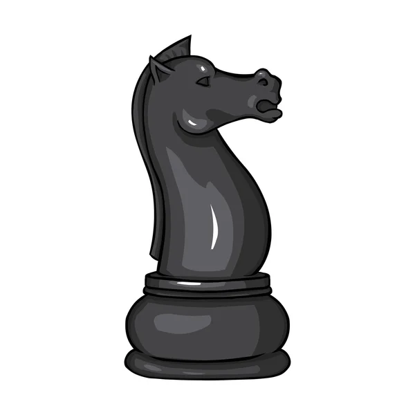 Xadrez figura - cavaleiro —  Vetores de Stock