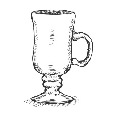 Tek kroki İrlandalı kahve cam