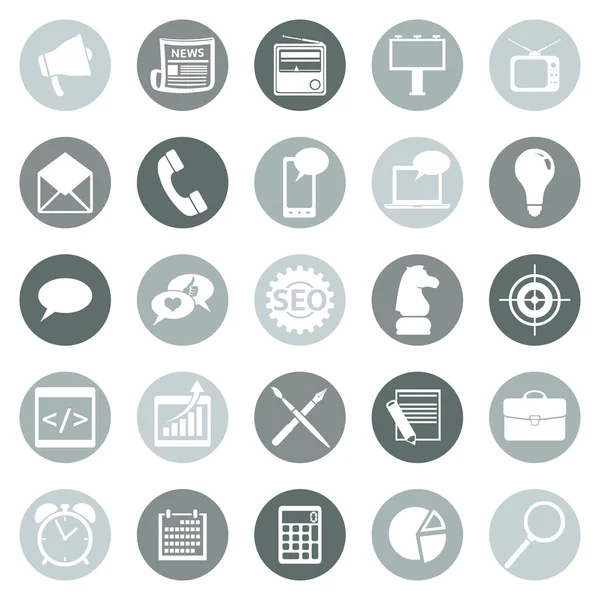 Set of Advertising Icons — Stock Vector