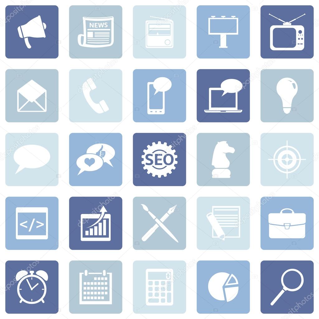 Set of Advertising Icons