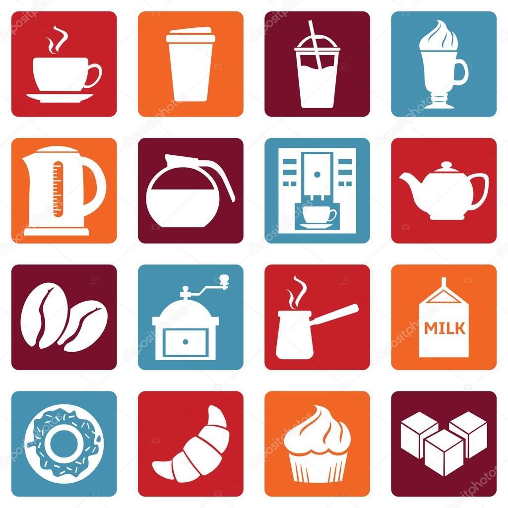 Coffee Shop Icons.