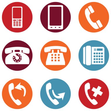 telefon simge kümesi
