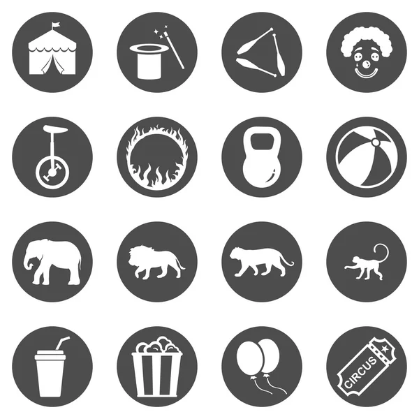 Set of Circus Icons — Stock Vector