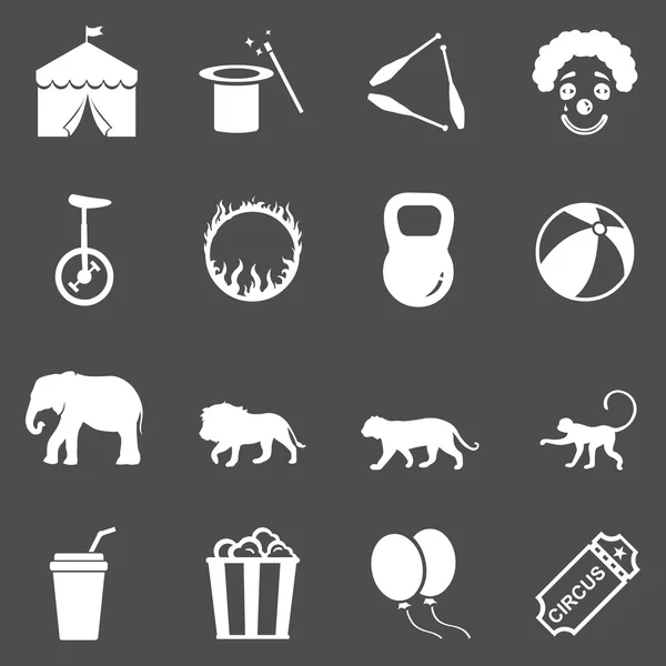 Set of Circus Icons — Stock Vector