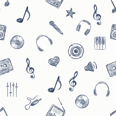 Müzik desen arka plan