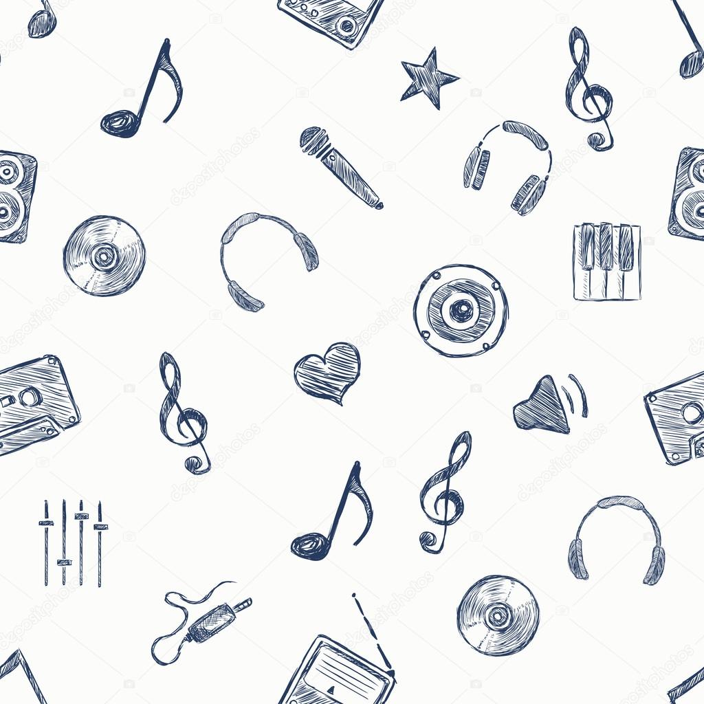 Music Pattern Background