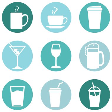 içecekler simge kümesi