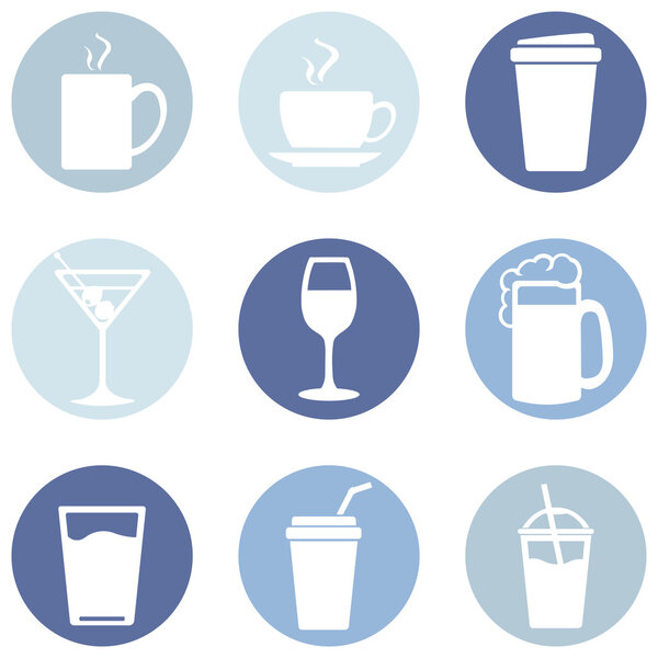 Set of Drinks Icons