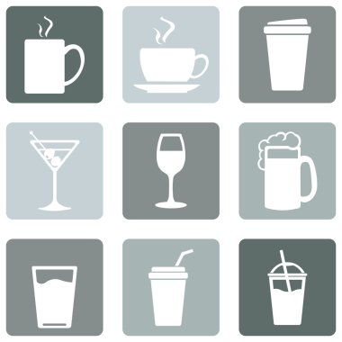 içecekler simge kümesi