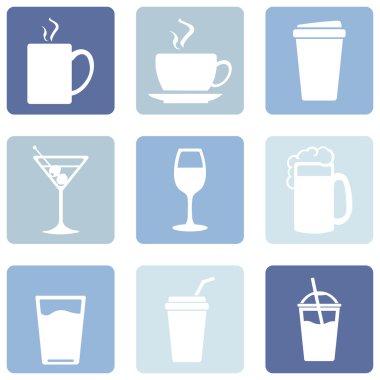 içecekler simge kümesi