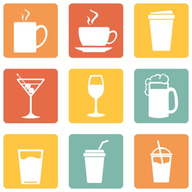 içecekler simge kümesi