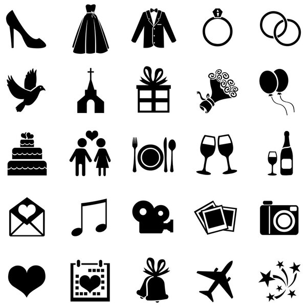 Набор из 25 свадебных икон
