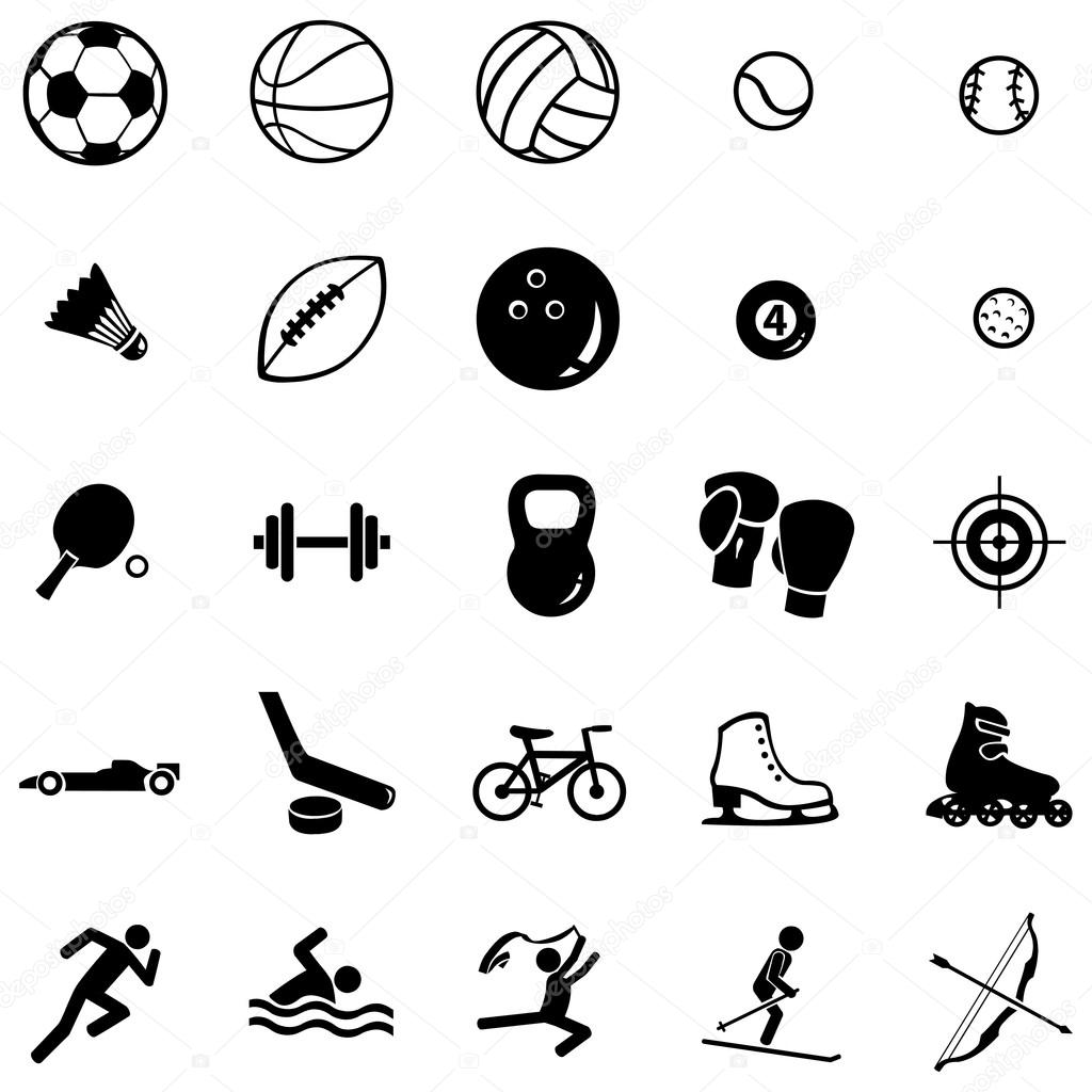 Set of 25 sport icons