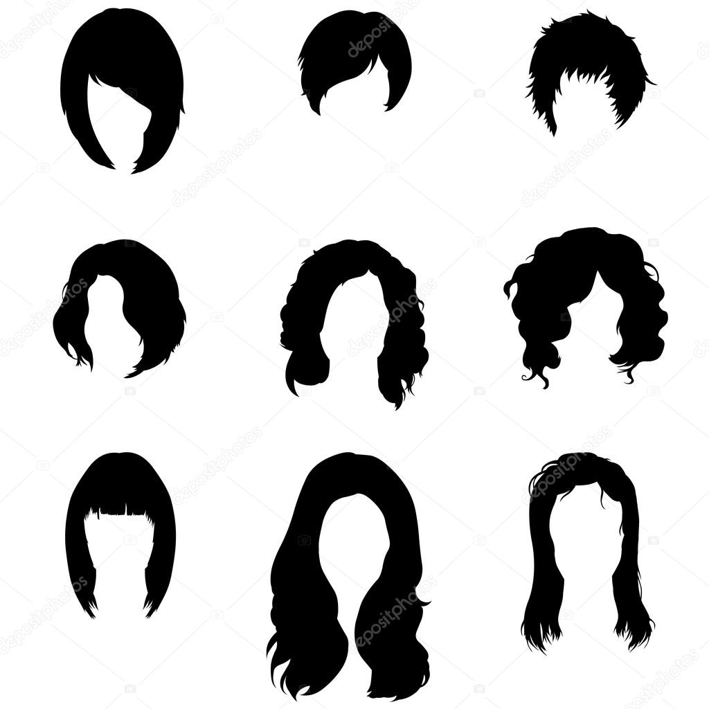 Set of Female Hairdress