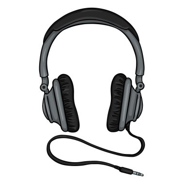 Tel ile circumaural kulaklıklar