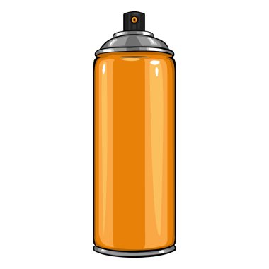 Aerosol sprey turuncu boya ile