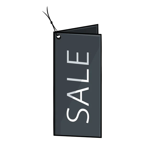 Cartoon Sale Tag — Stockvektor