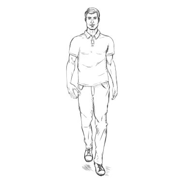 Model Polo gömlek ve pantolon