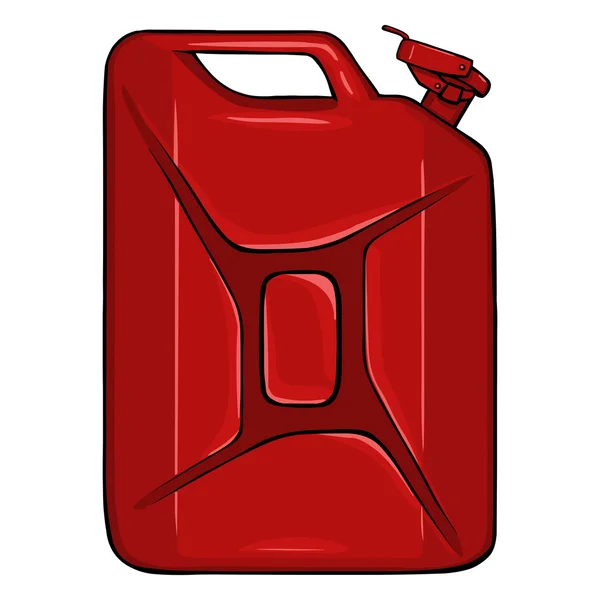 Single Jerry Can — Stock Vector