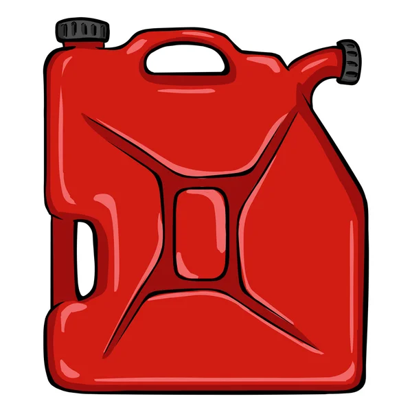 Single Jerry Can — Stock Vector