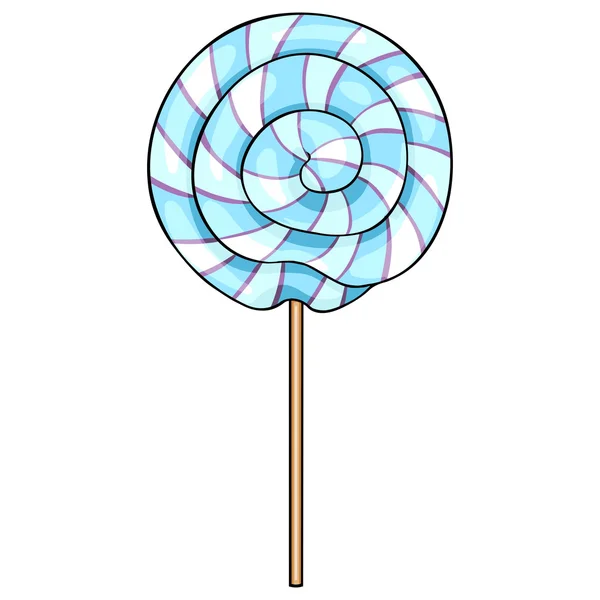 Cartoon virvel Lolipop — Stock vektor