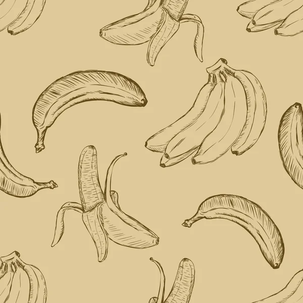 만화 바나나 배경 — 스톡 벡터